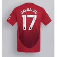 Dres Manchester United Alejandro Garnacho #17 Domáci 2024-25 Krátky Rukáv